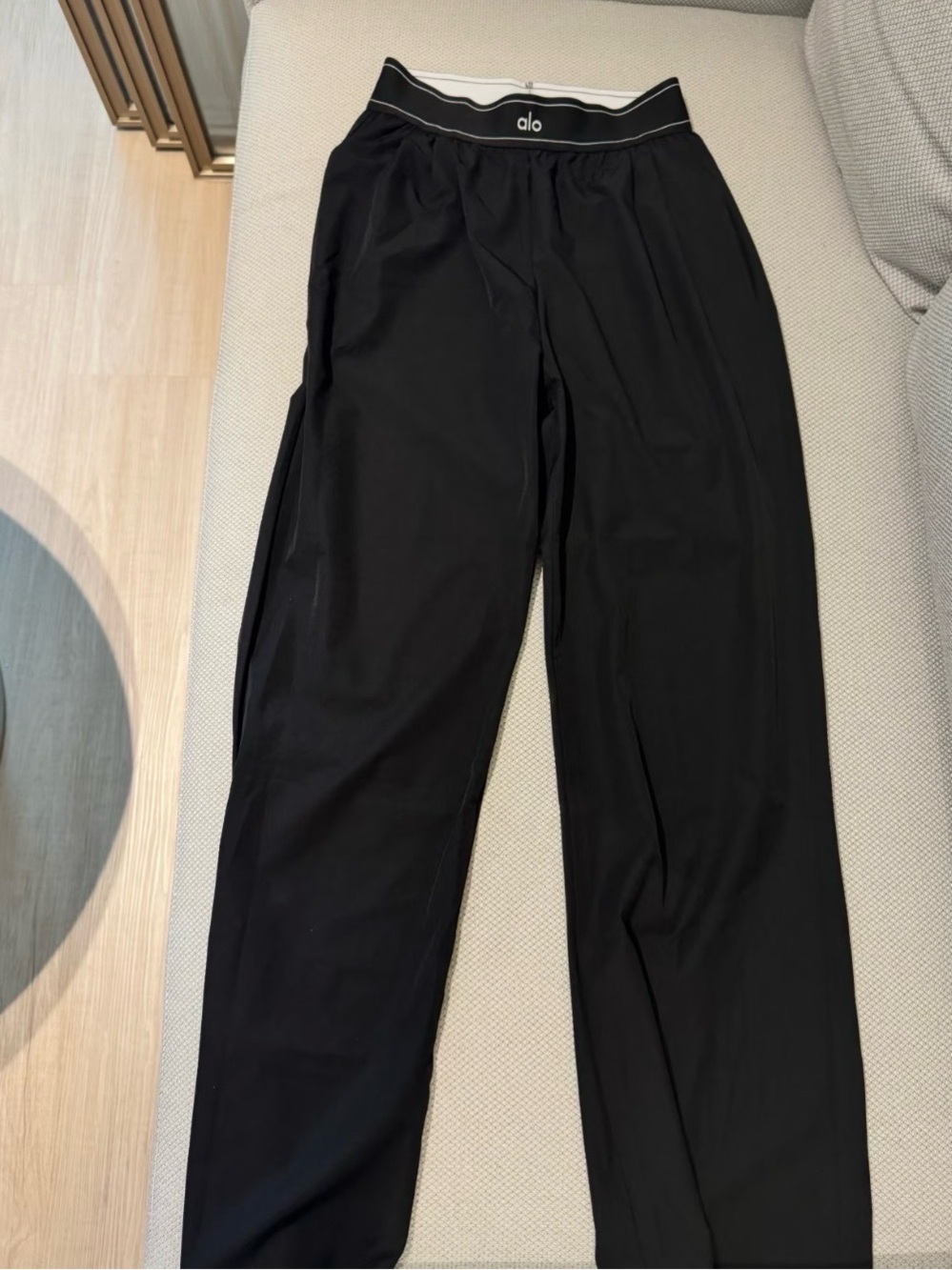 ALO Yoga Black Wide Leg Pants